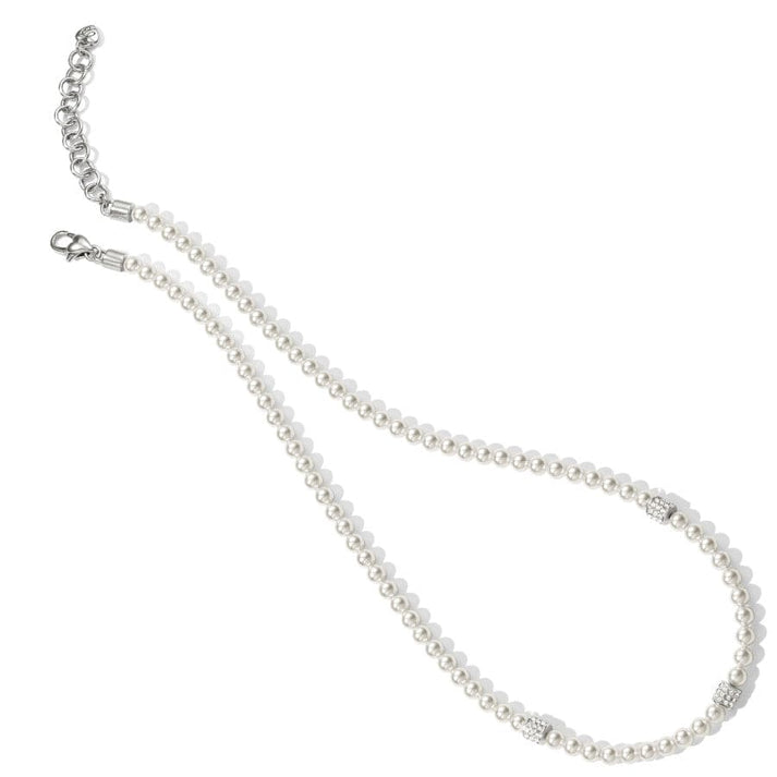 Womens Brighton Meridian Petite Pearl Station Necklace
