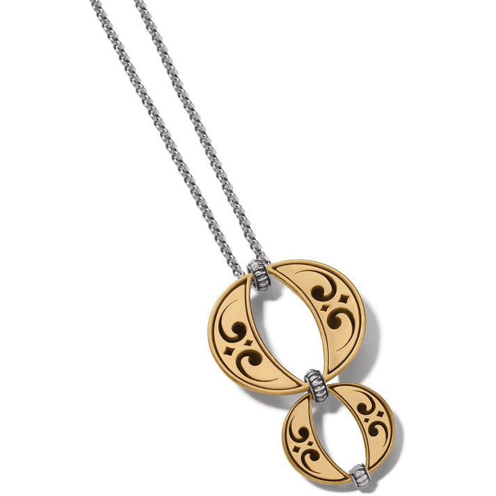 Womens Brighton Mystic Moon Necklace in Gold