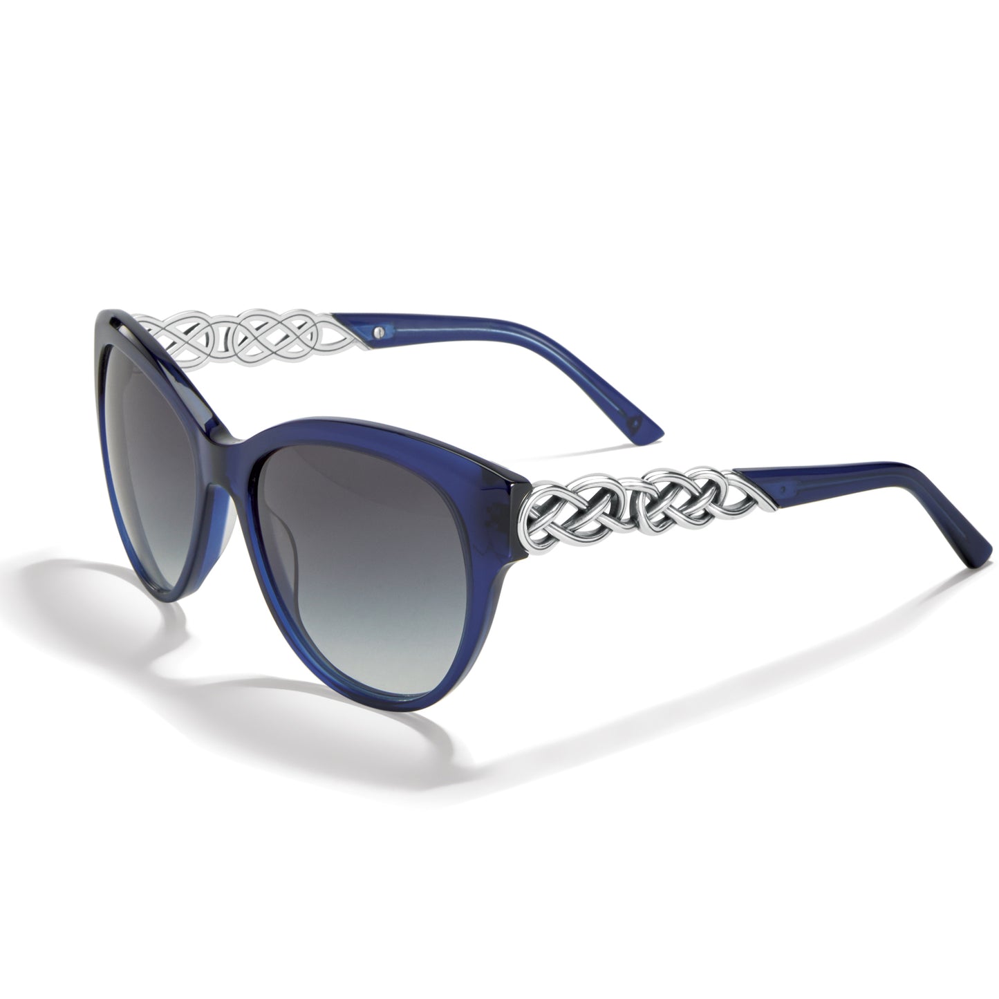 Womens Brighton Interlok Braid Sunglasses in Blue