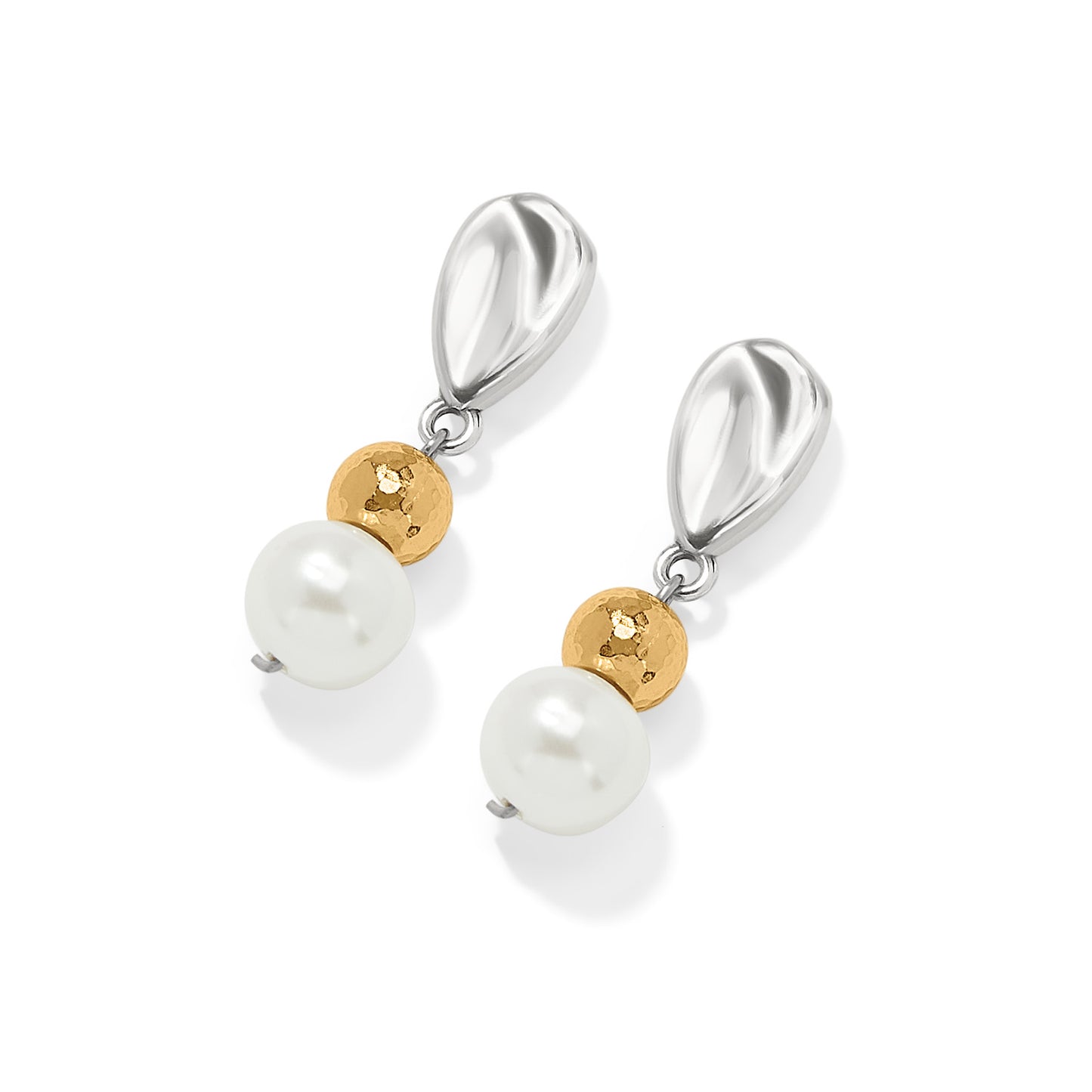 Womens Brighton Cascade Unity Pearl Post Drop Earrings