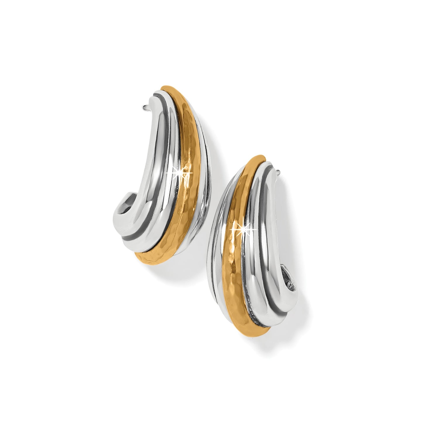 Womens Brighton Ferrara Deco Large Hoop Earrings