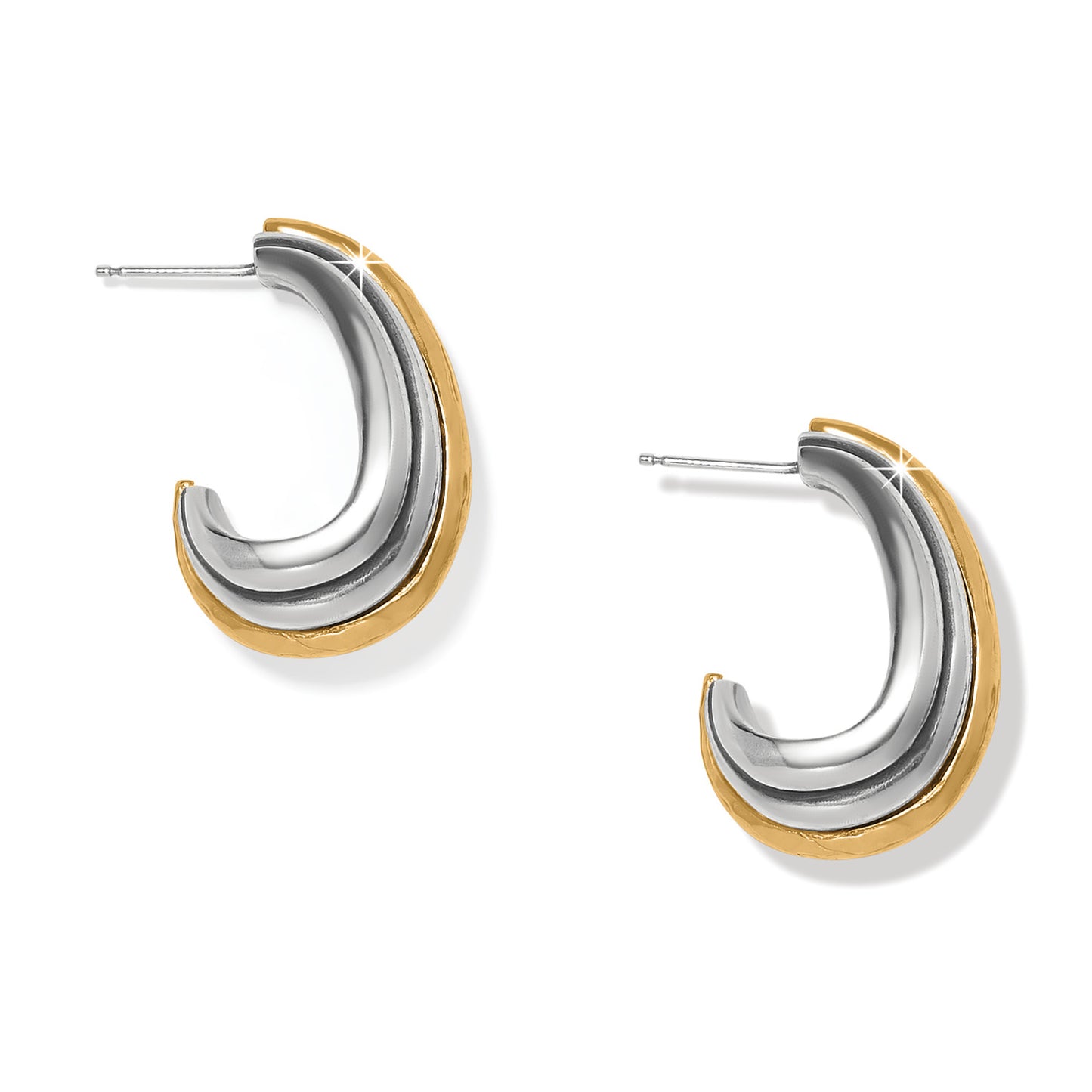Womens Brighton Ferrara Deco Large Hoop Earrings