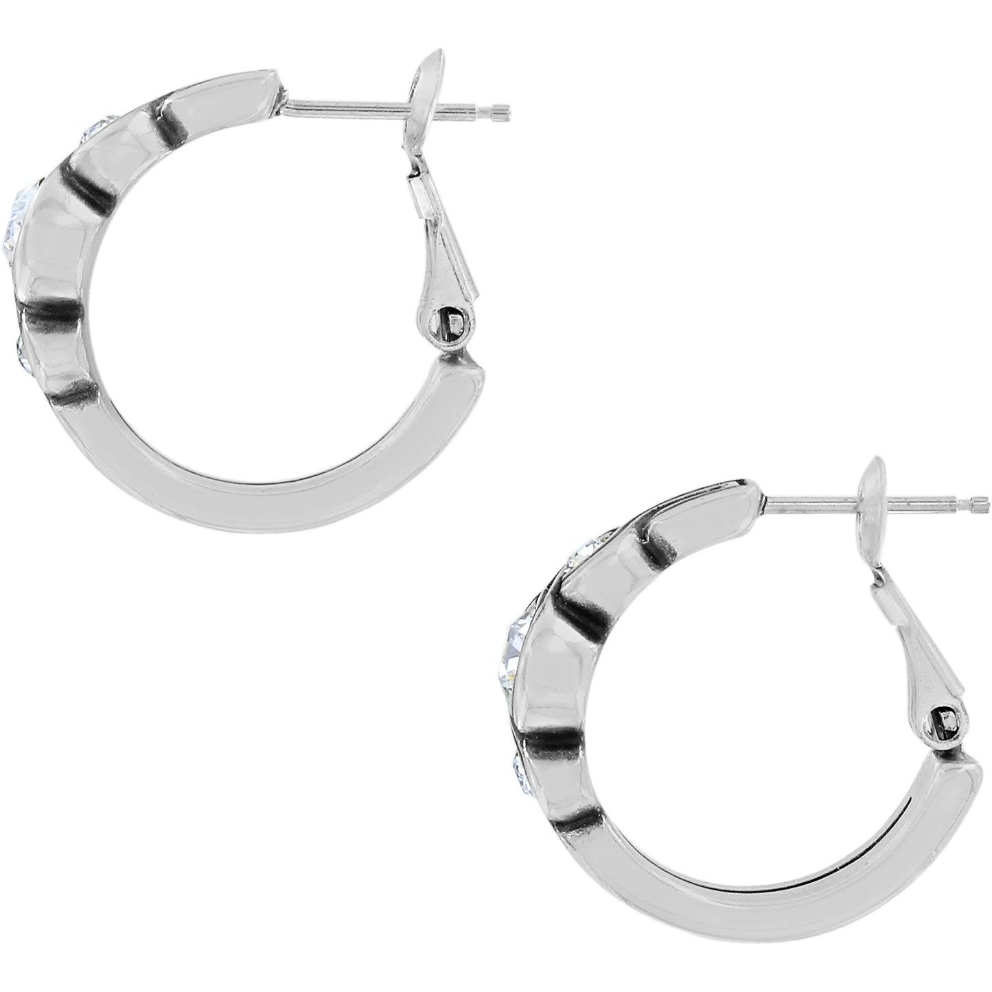 Womens Brighton Infinity Sparkle Hoop Earrings