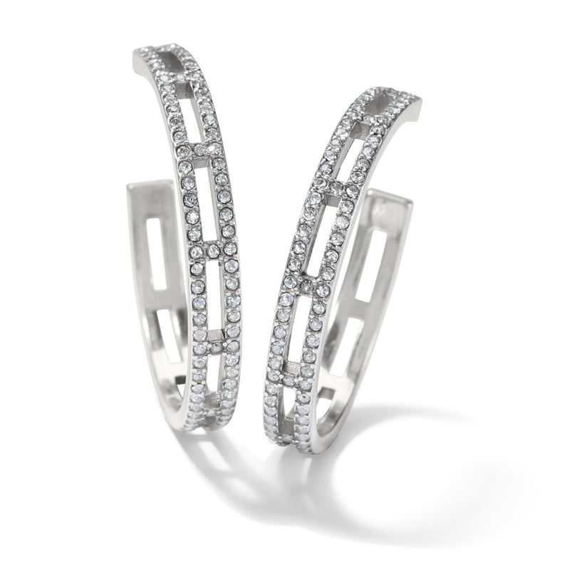 Womens Brighton Illumina Lights Large Hoop Earrings