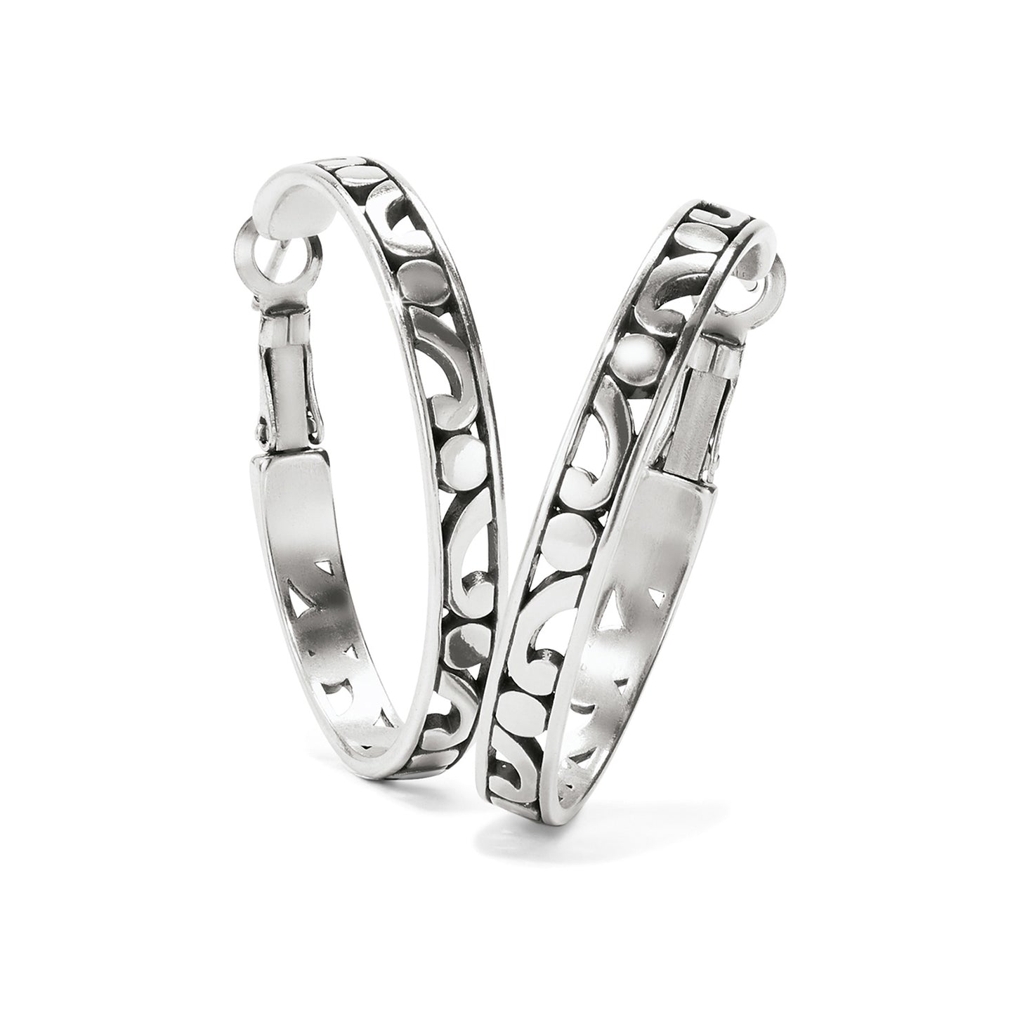 Womens Brighton Contempo Medium Hoop Earrings