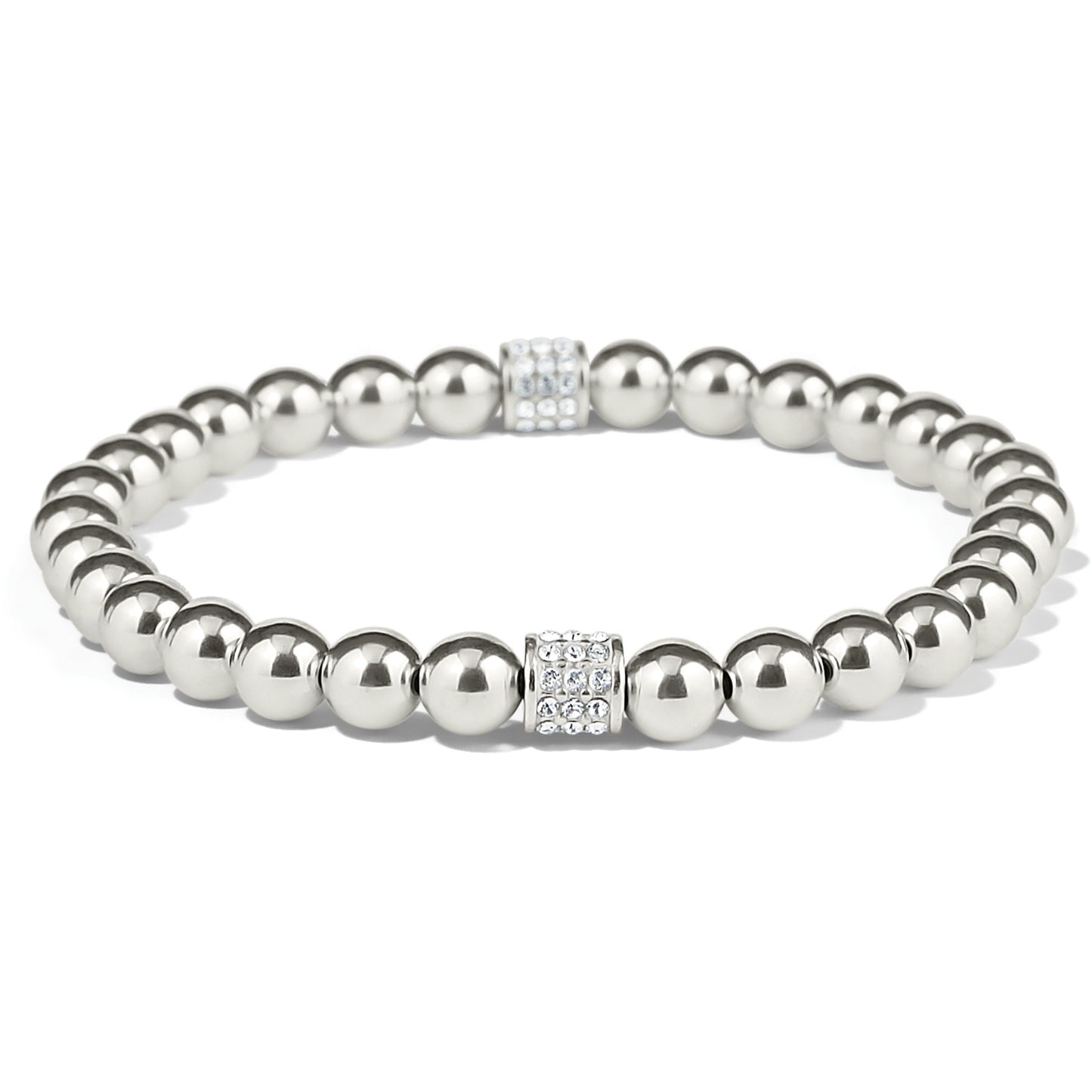 Womens Brighton Meridian Petite Stretch Bracelet in Silver