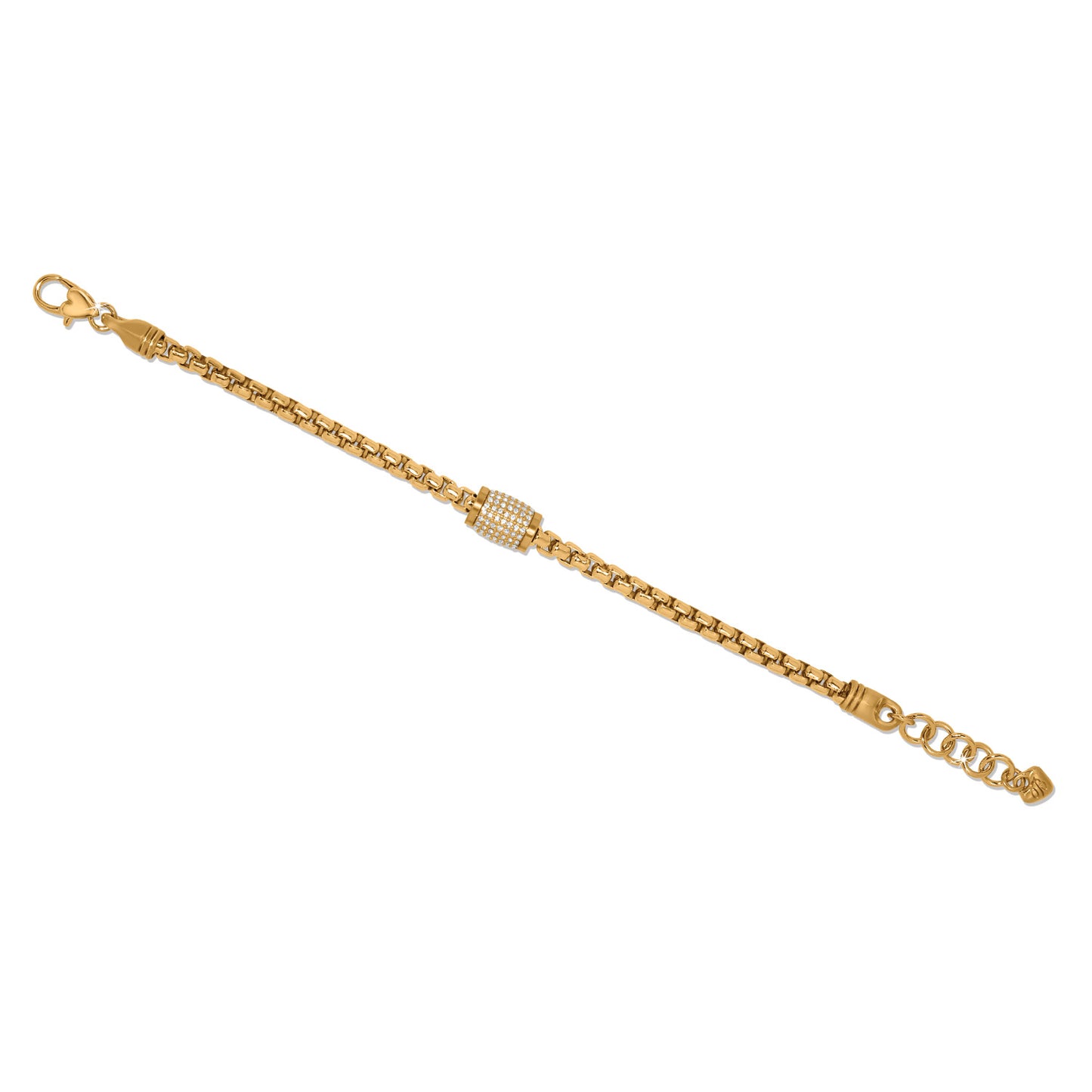 Womens Brighton Meridian Solis Station Bracelet in Gold