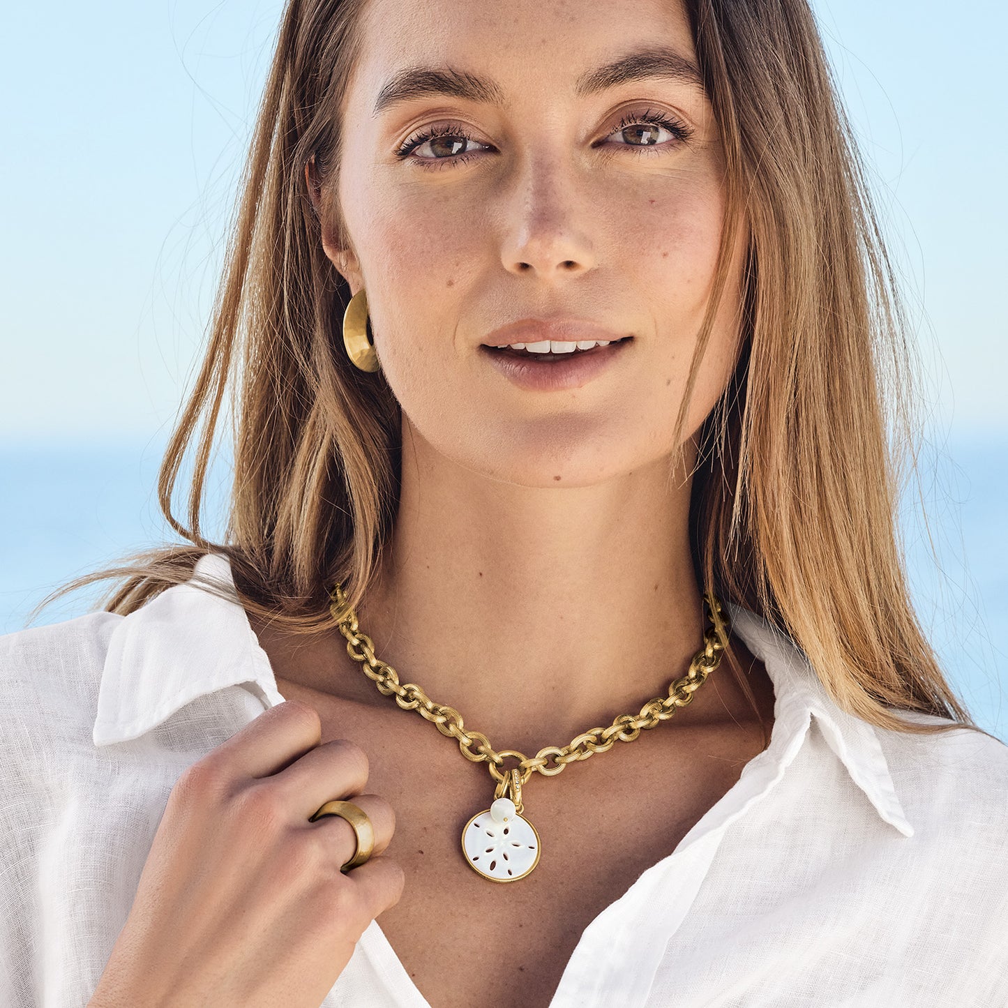 Womens Brighton Del Mar Charm Necklace