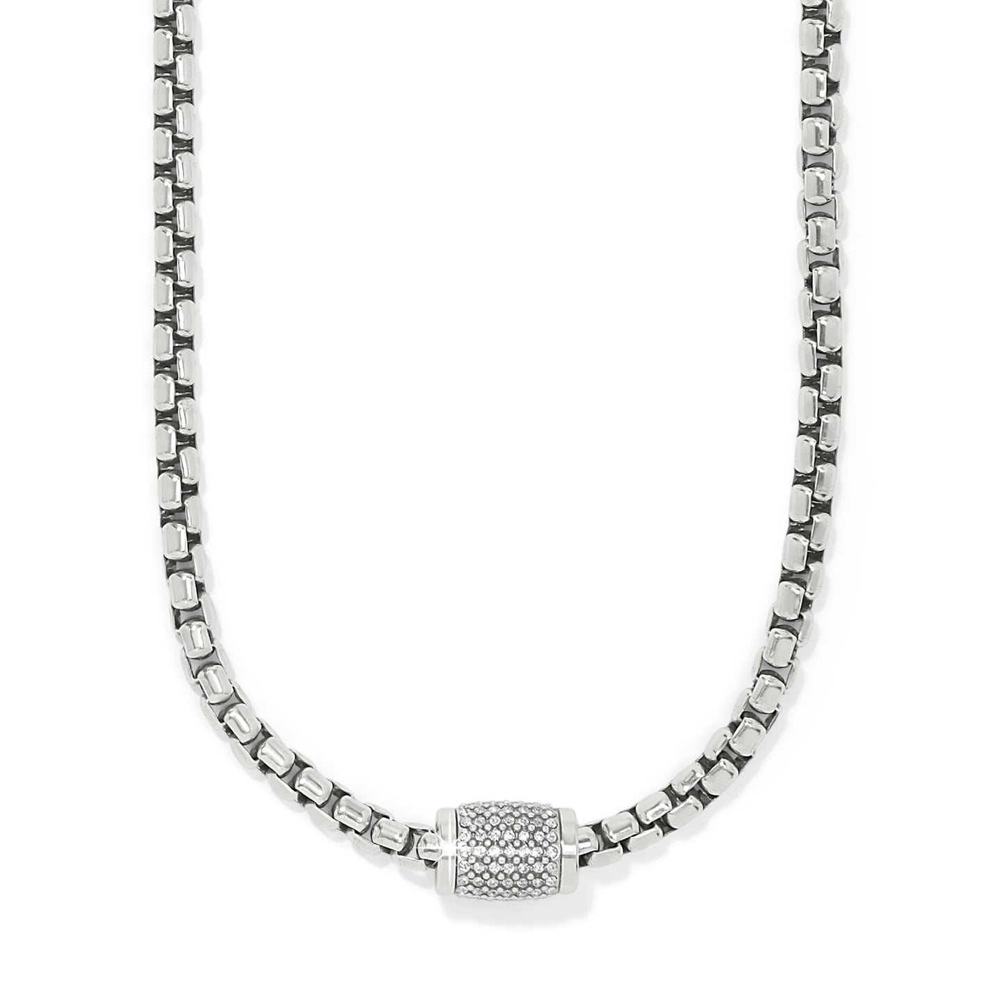 Womens Brighton Meridian Solis Necklace in Silver