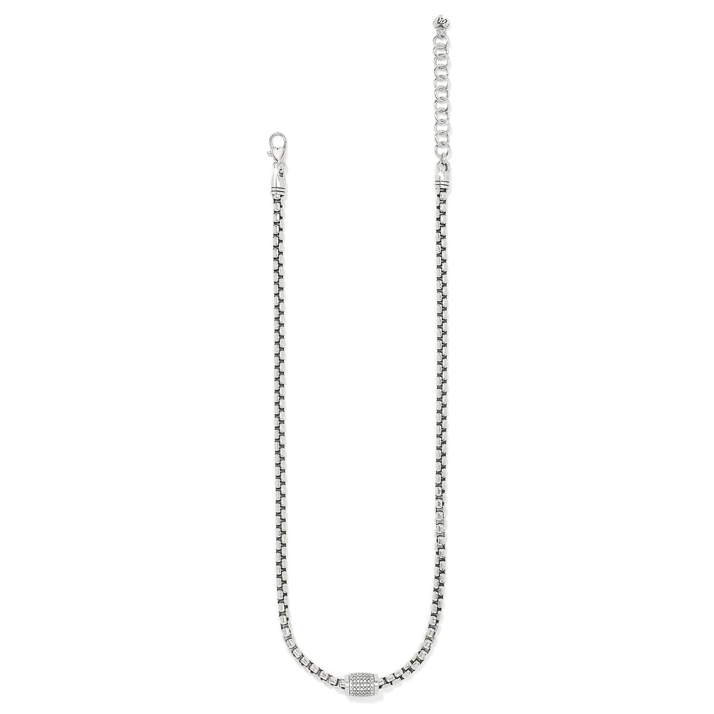 Womens Brighton Meridian Solis Necklace in Silver