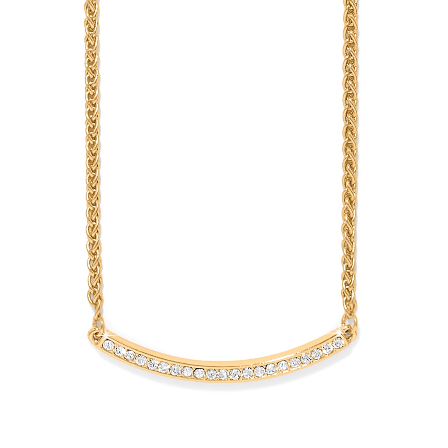 Womens Brighton Meridian Geo Bar Necklace in Gold