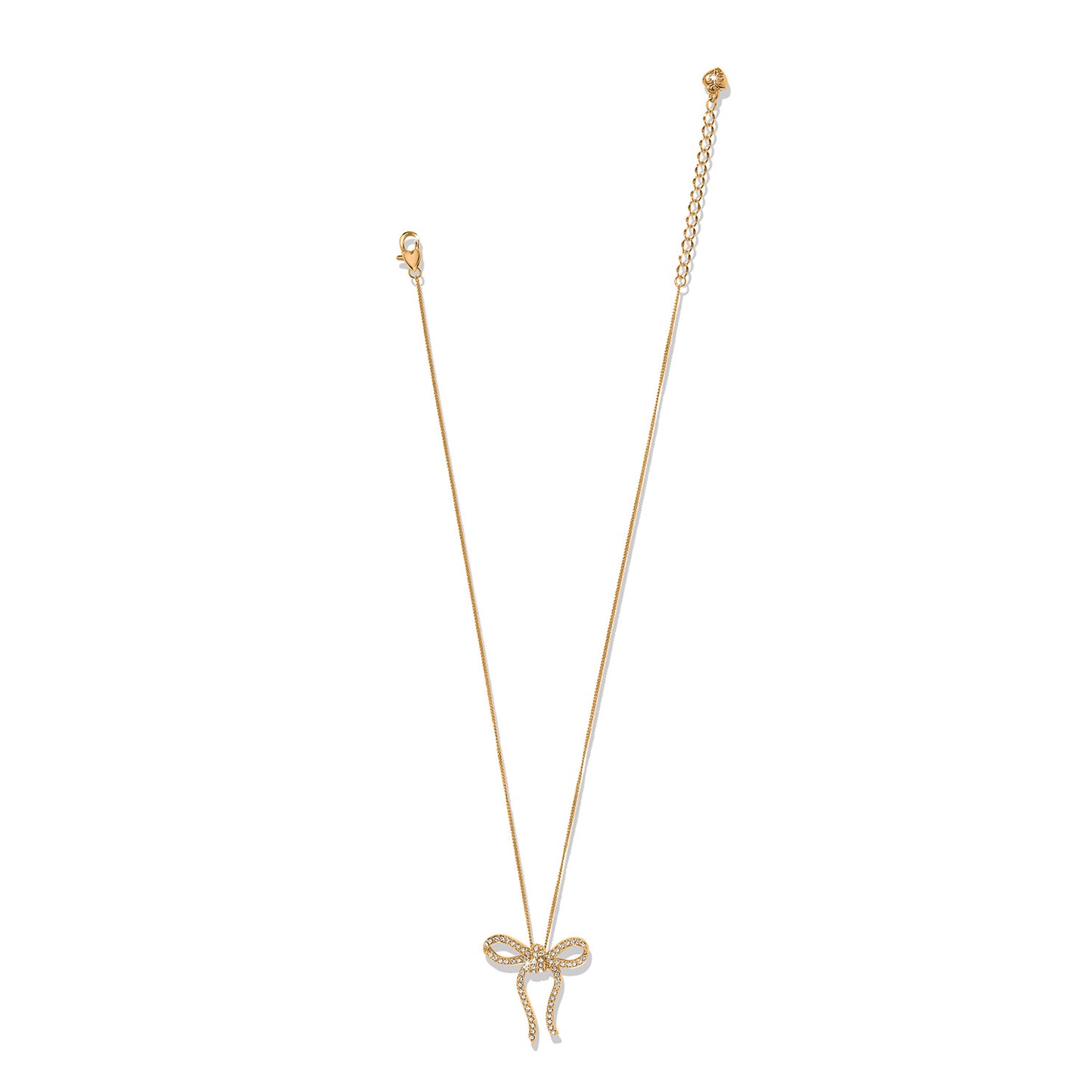 Womens Brighton Gold Illumina Bow Necklace