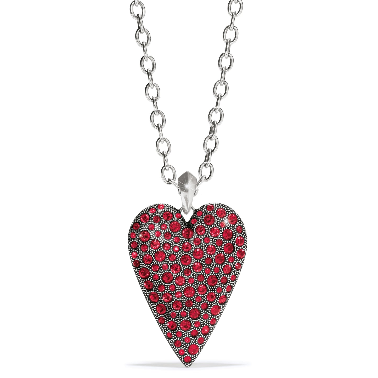 Womens Brighton Glisten Heart Convertible Necklace