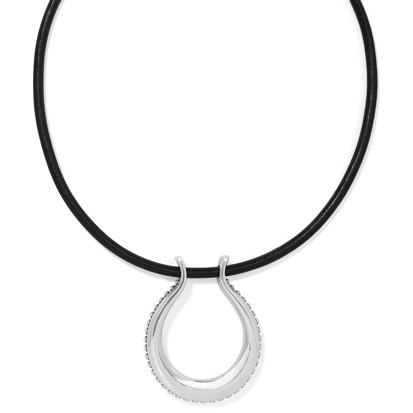Womens Brighton Pretty Tough Arch Leather Necklace