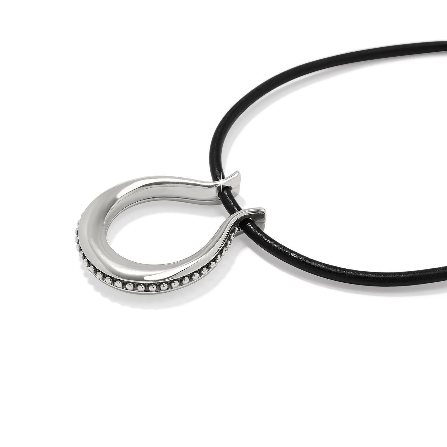 Womens Brighton Pretty Tough Arch Leather Necklace