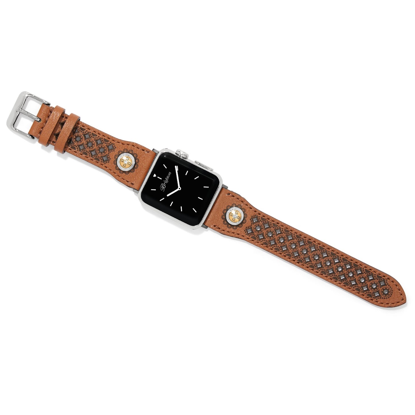Womens Brighton Mosaic Leather Watch Band