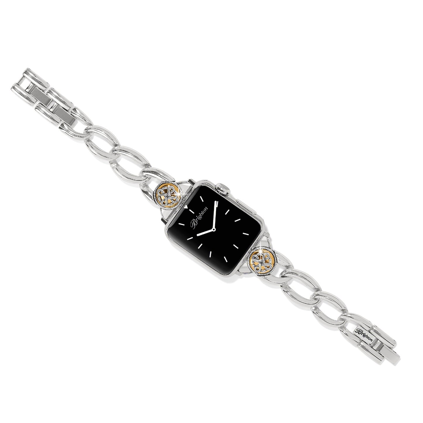 Womens Brighton Interlok Noir Two Tone Watch Band