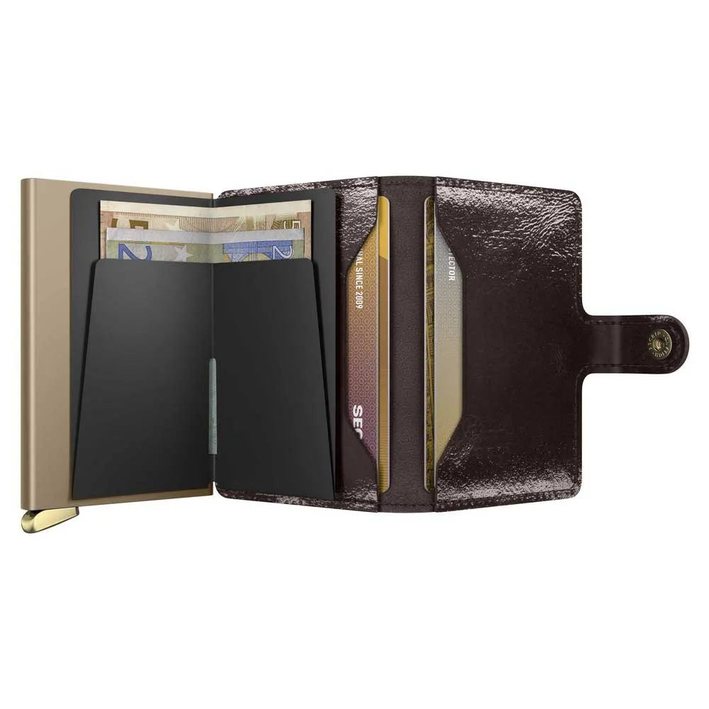 Secrid Premium Miniwallet in Naplak Mahogany