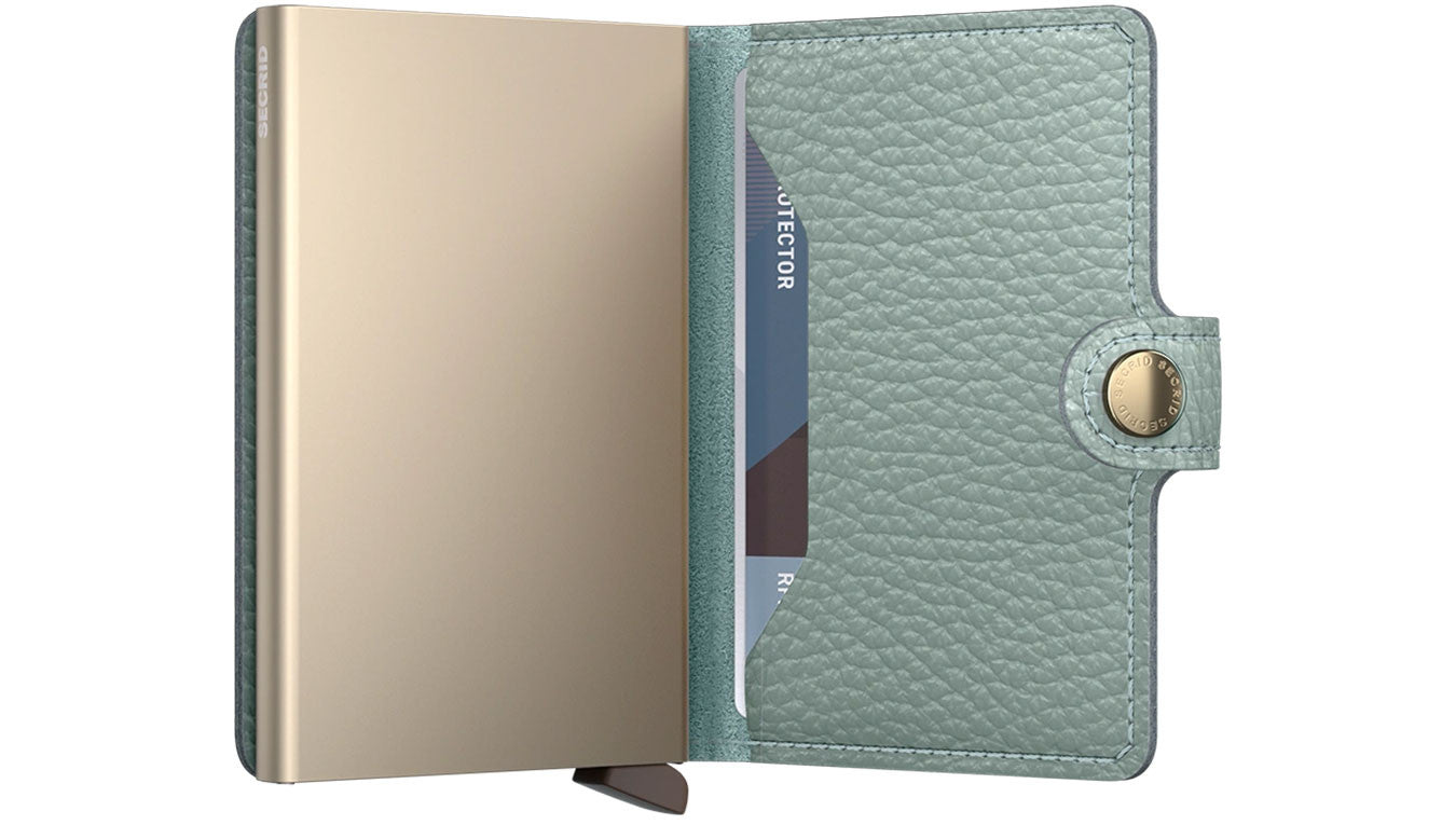 Secrid Miniwallet Pebble in Sea Green