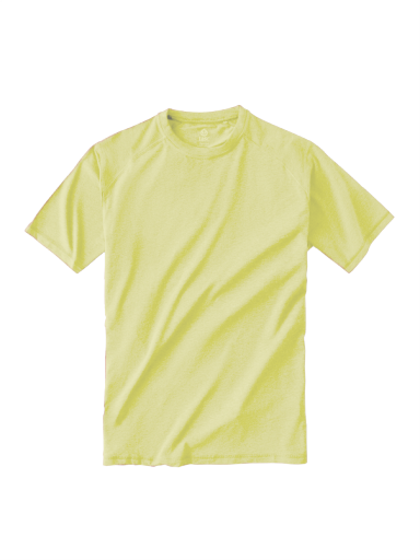 TASC Mens Carrollton Performance Crewneck SS Tee in Limelight