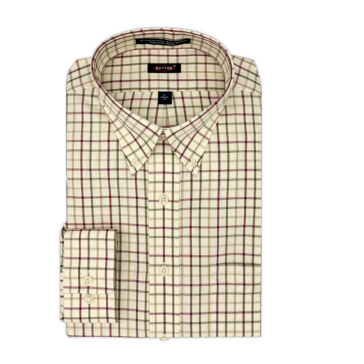 Hornor & Harrison Joe Button Down Sport Shirt in Multi Plaid
