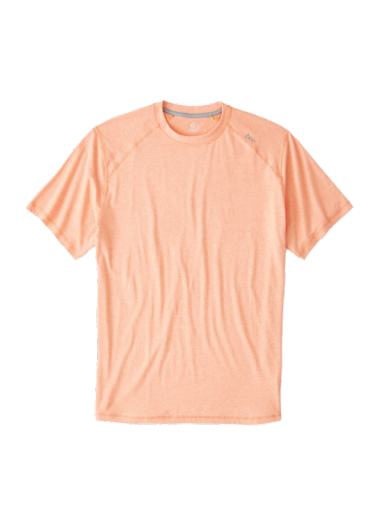 TASC Mens Carrollton Performance Crewneck SS Tee in Sunrise