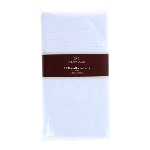 Trafalgar Bakers Dozen Cotton Hankerchiefs
