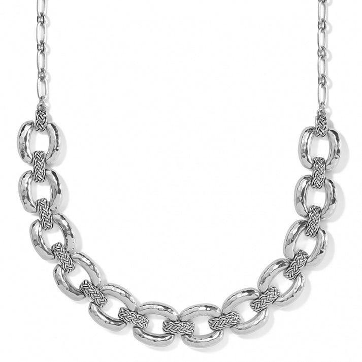 Womens Brighton Interlok Woven Collar Necklace
