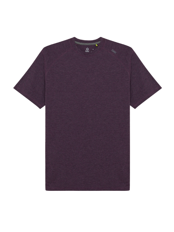 TASC Mens Carrollton Performance Crewneck SS Tee in Comet Purple
