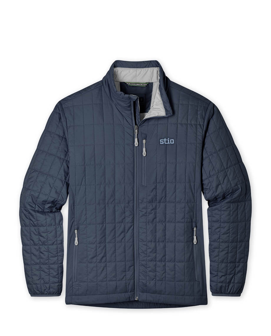 Stio Mens Azura Insulated Jacket in Mountain Shadow Hornor Harrison