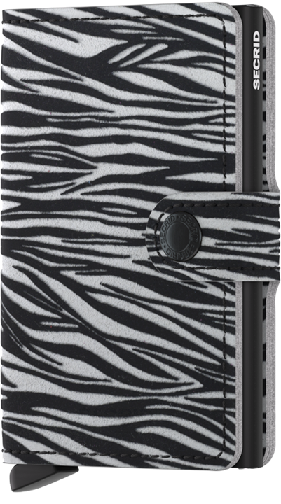 Secrid Miniwallet in Light Grey Zebra