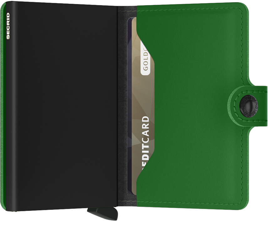 Secrid Miniwallet Matte in Bright Green