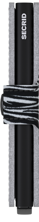 Secrid Miniwallet in Light Grey Zebra