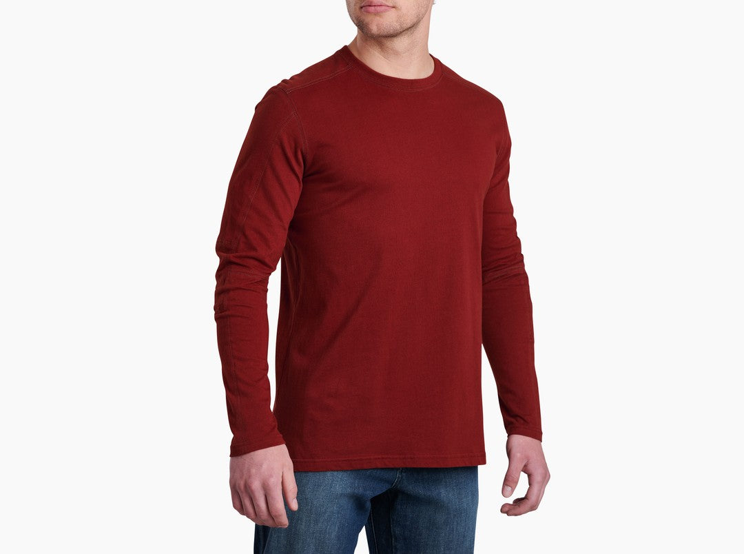 Kuhl Bravado LS Crewneck Tee in Cayenne