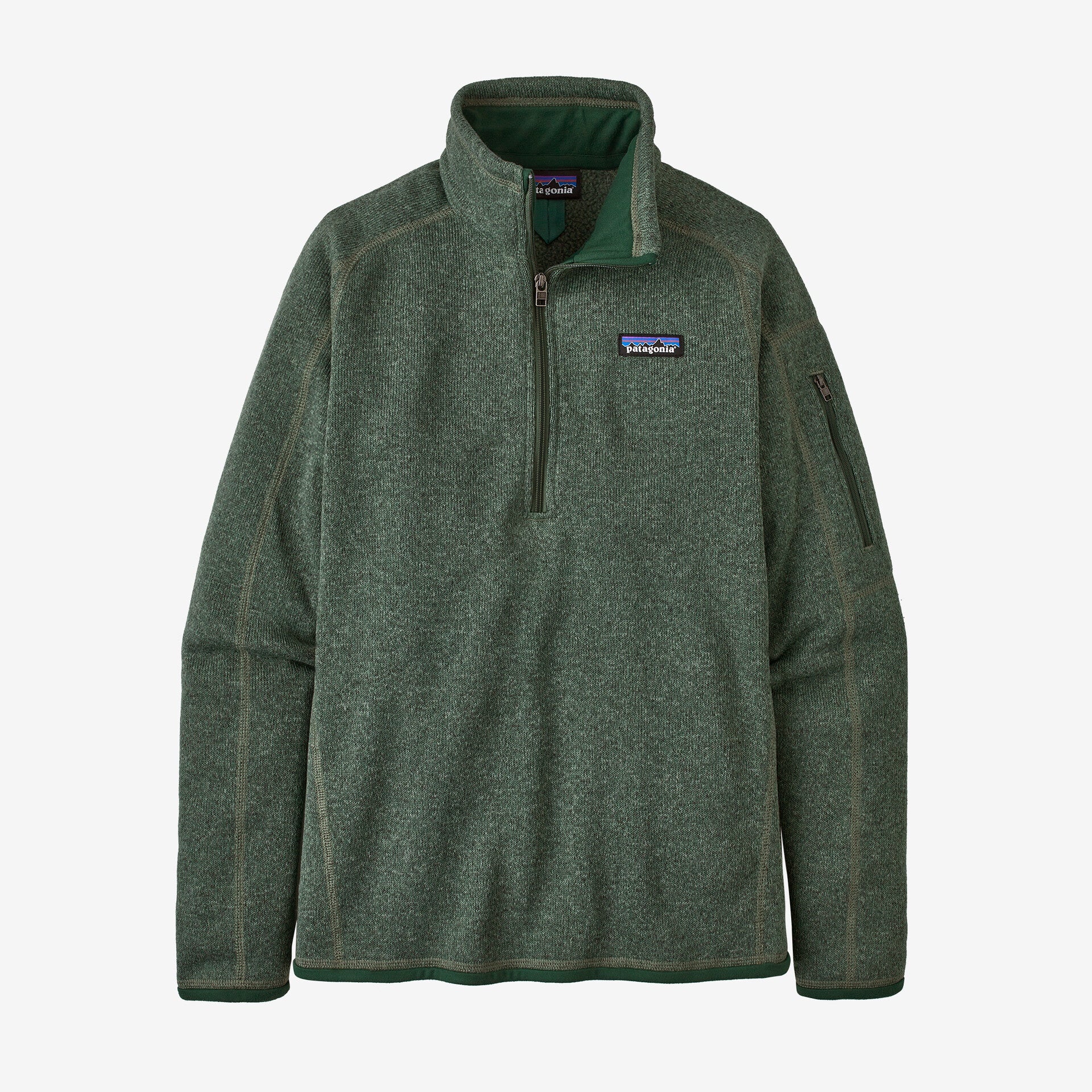 Womens Patagonia Better Sweater 1/4 Zip in Hemlock Green – Hornor u0026 Harrison