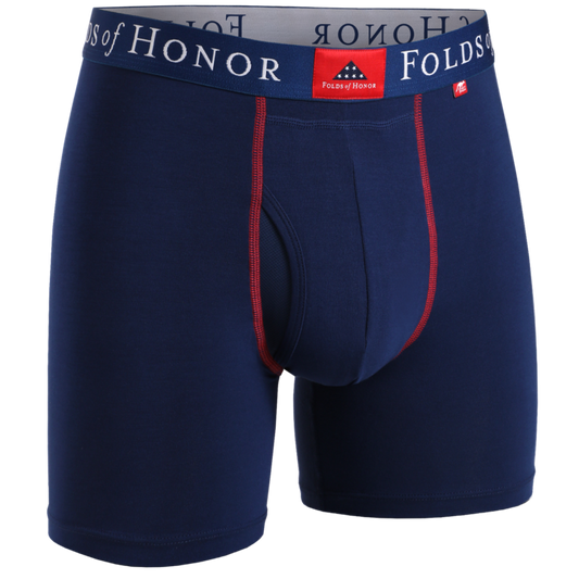 2 UNDR Swing Shift 6" Boxer Brief in Folds Of Honor Navy