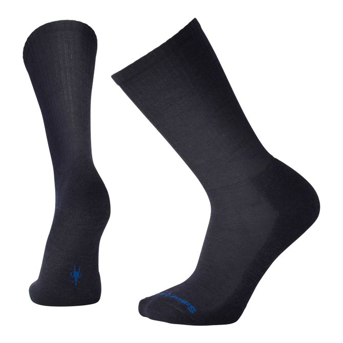 Smartwool Mens Heathered Rib Socks in Deep Navy Heather