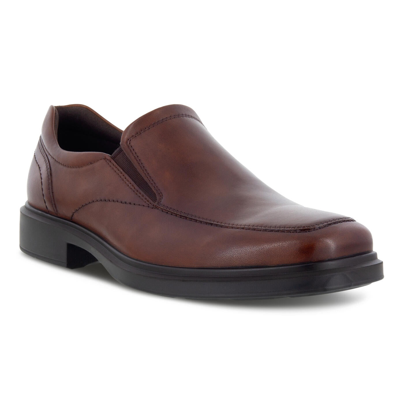 ECCO Helsinki 2.0 Apron Toe Slip On in Cognac