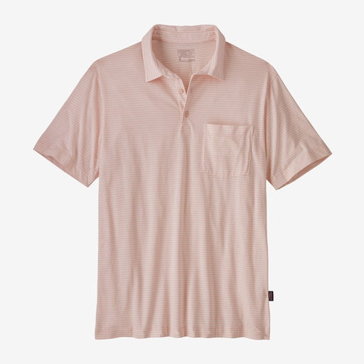 Patagonia Mens Daily Polo in Seashore: Whisker Pink