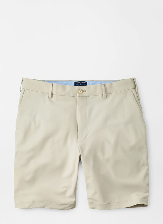 Peter Millar Stealth Performance Short in Oatmeal
