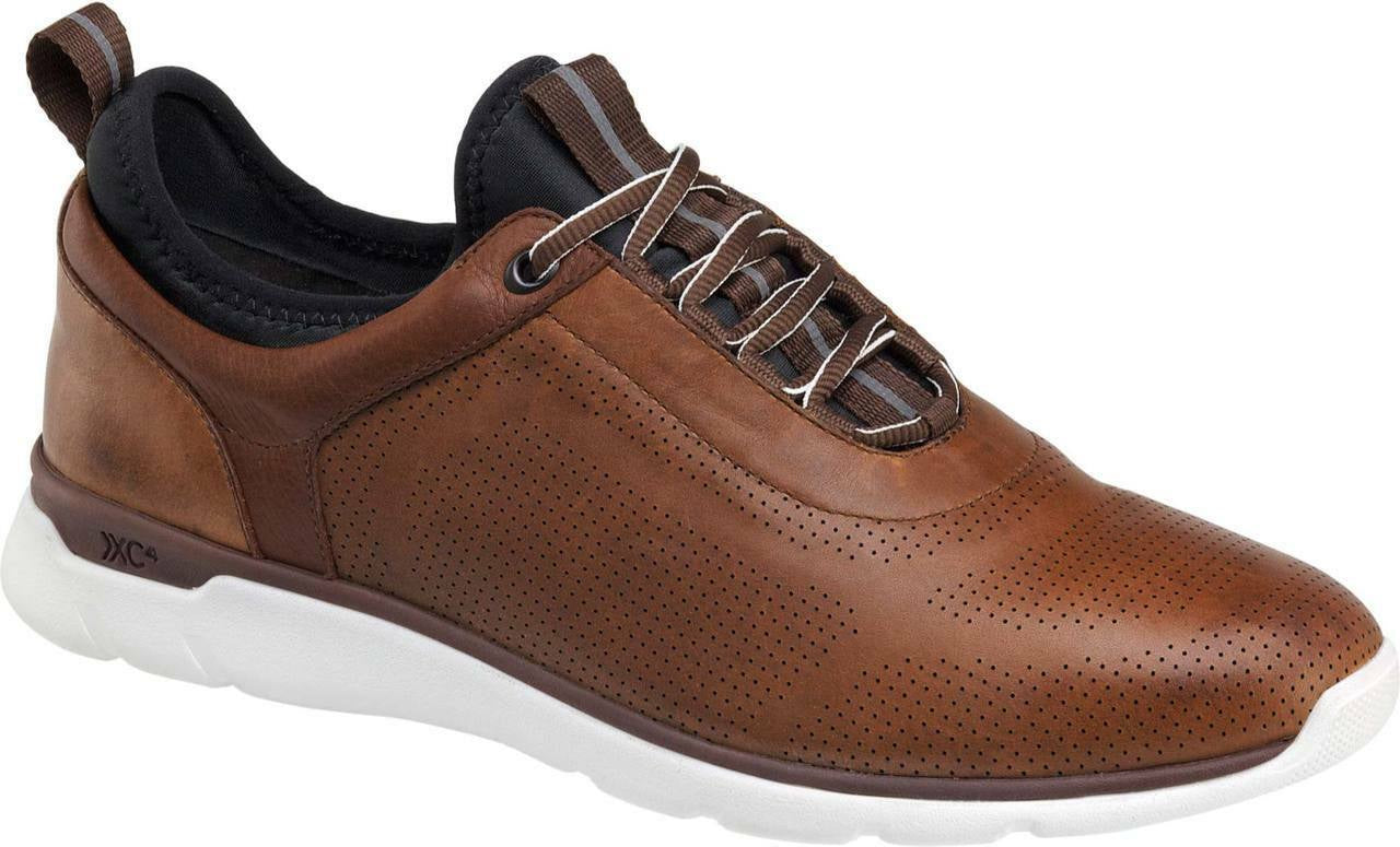 Johnston & Murphy Prentiss U-Throat Waterproof Shoe in Mahogany