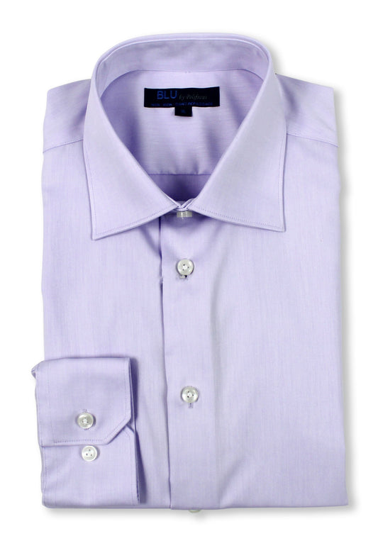 BLU Miami Slim Fit Non-Iron Dress Shirt in Lavender