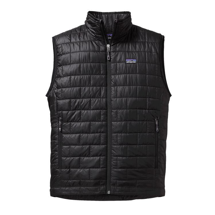 Patagonia Mens Nano Puff Vest in Black