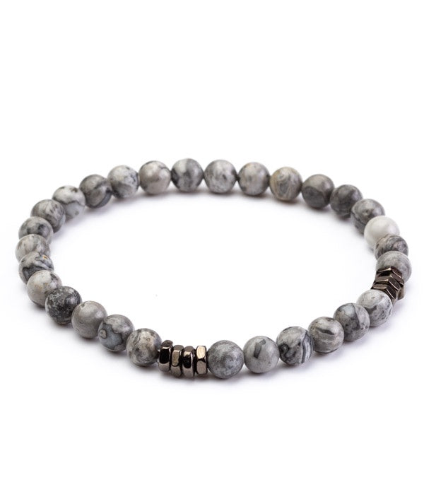 Pacific Silk Bracelet in Eagle Eye Grey