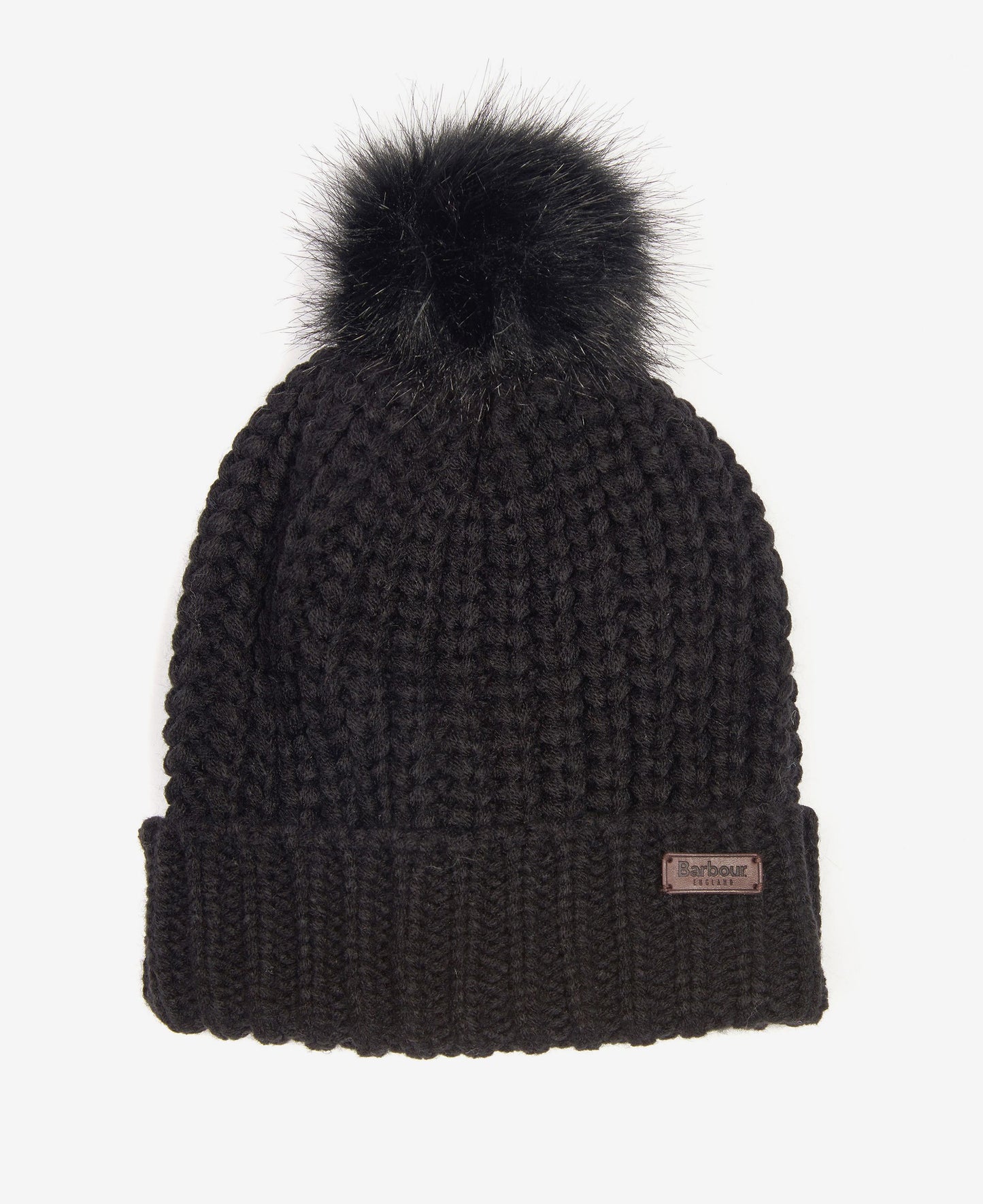 Womens Barbour Saltburn Beanie in Black
