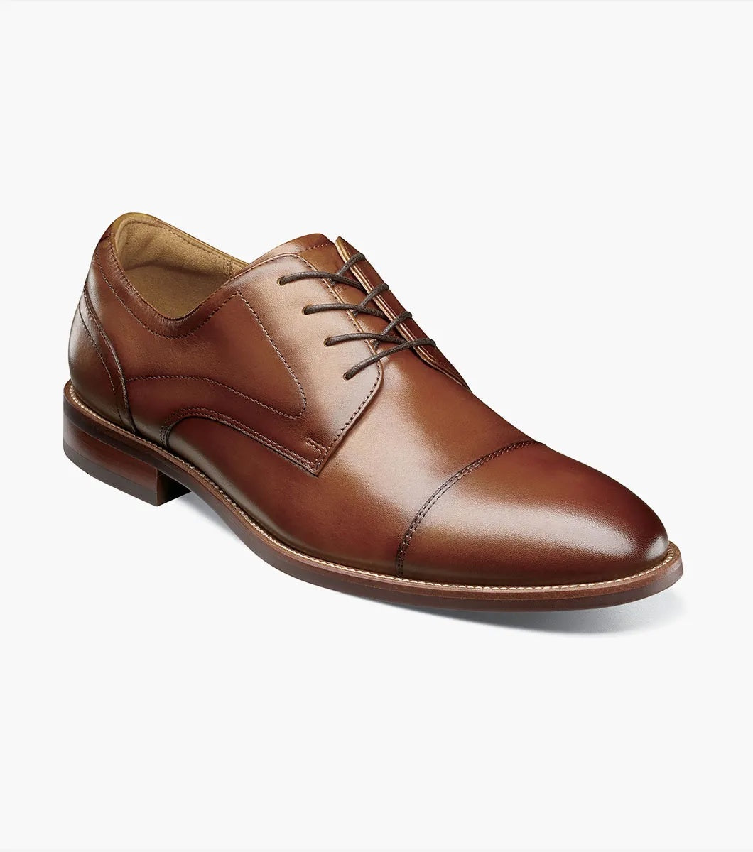 Florsheim Rucci Cap Toe Oxford in Cognac