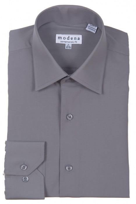 Modena Contemporary Fit B&T Dress Shirt gray 16-36/37 Modena Contemporary Fit B&T Dress Shirt gray 16-36/37