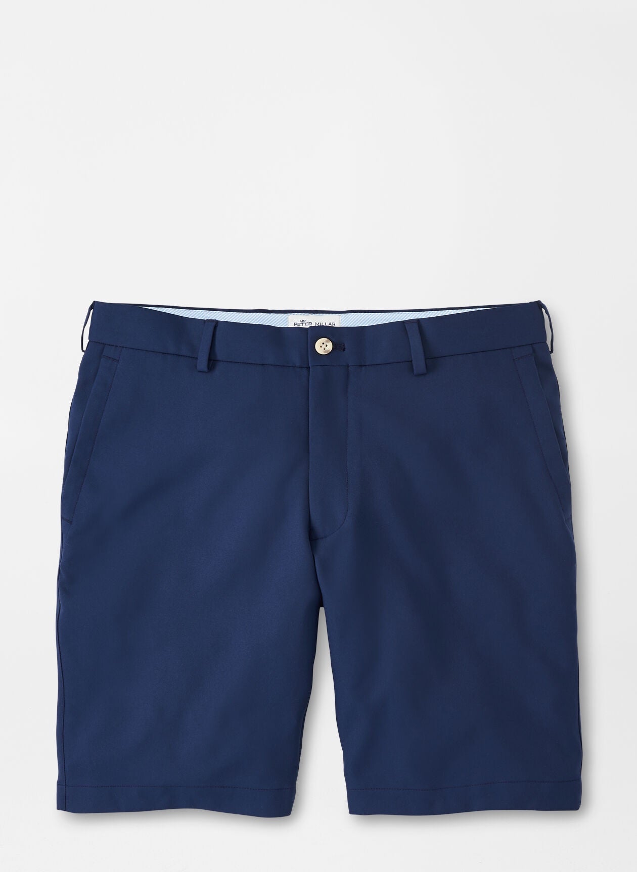 Peter Millar Salem High Drape Performance 7" Short in Navy