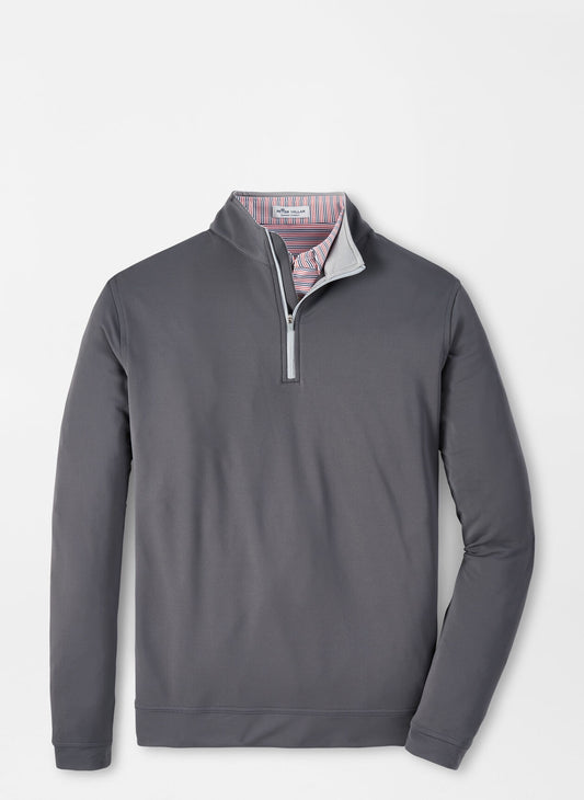 Peter Millar Perth Performance Pullover in Iron