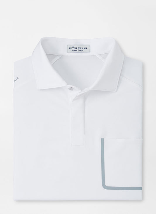 Peter Millar Forge Performance Polo in White